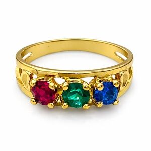 Vintage Mother’s Ring 6.5 Birthstone